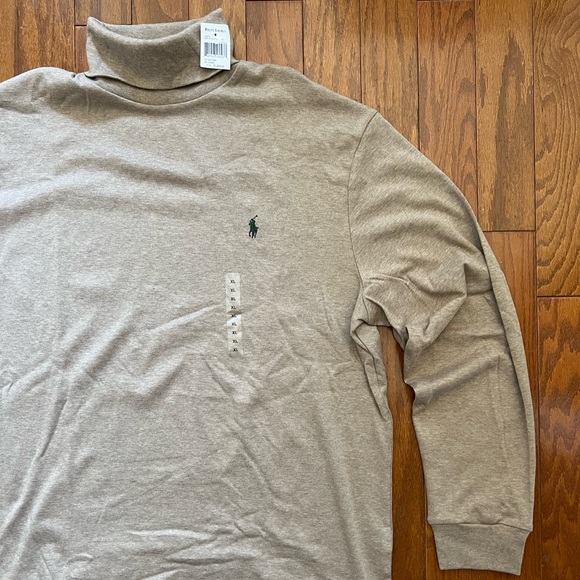 Brand New Polo Ralph Lauren Turtleneck Sweater Dark Camel - Picture 3 of 6